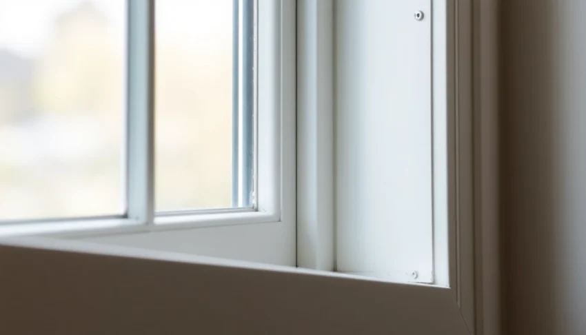 A sash window fitted with acoustic glass demonstrating noise reduction for sash windows, surrounded by a peaceful, quiet interior setting.