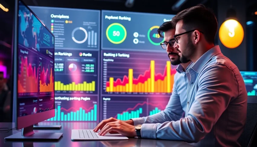 Professional digital marketing team optimizing and ranking your website for better visibility
