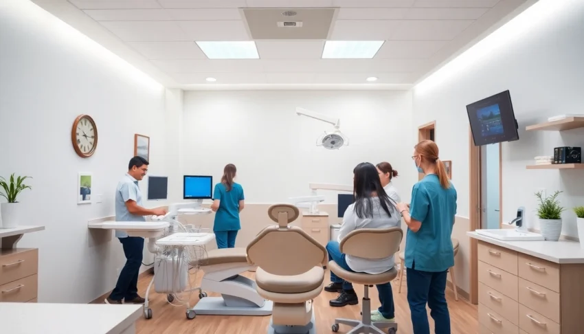 Ventura Bright Dental team providing friendly dental care in a welcoming clinic environment