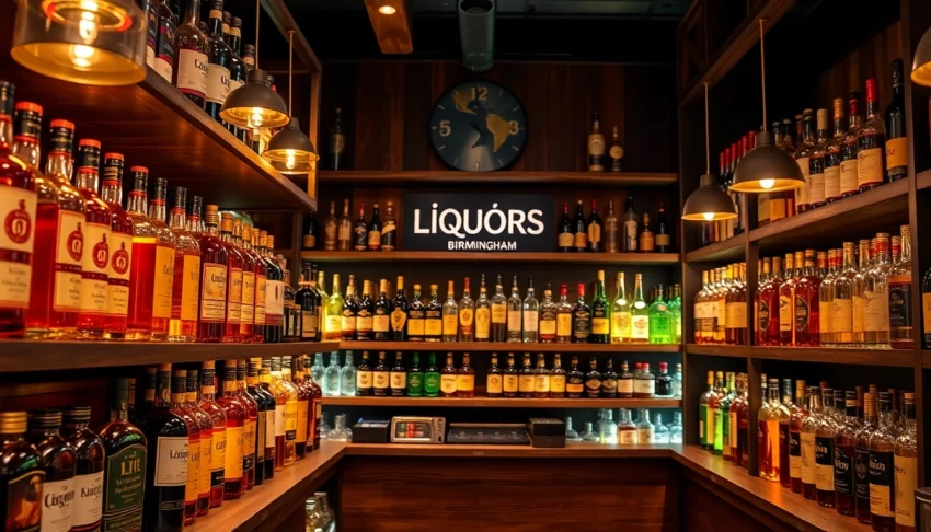 Liqors Birmingham offers a wide selection of premium spirits in a welcoming store environment