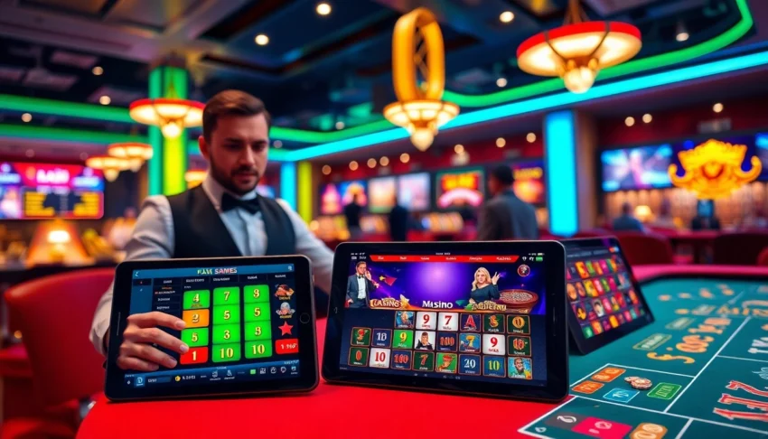 Professional illustration of casino siteleri showcasing sleek digital devices and live dealer